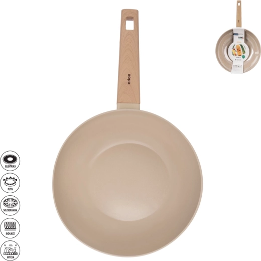 Tigaie wok Ecrina 30 cm