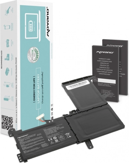 Baterie Movano B31N1637 pentru Asus VivoBook S15 S510/F510 3600 mAh (41 Wh)