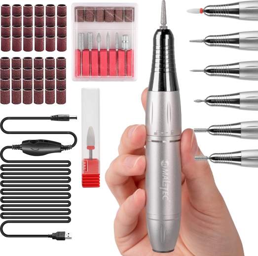 Maltec Beauty freză pentru unghii ND-4 cu set de freze