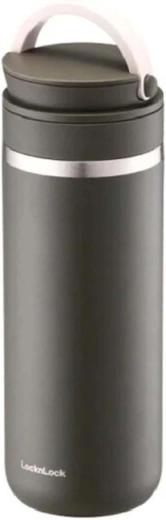 Termos din inox cu mâner LocknLock Metro Two-Away 475 ml kaki