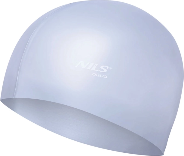 Căciulă de înot din silicon NILS Aqua gri