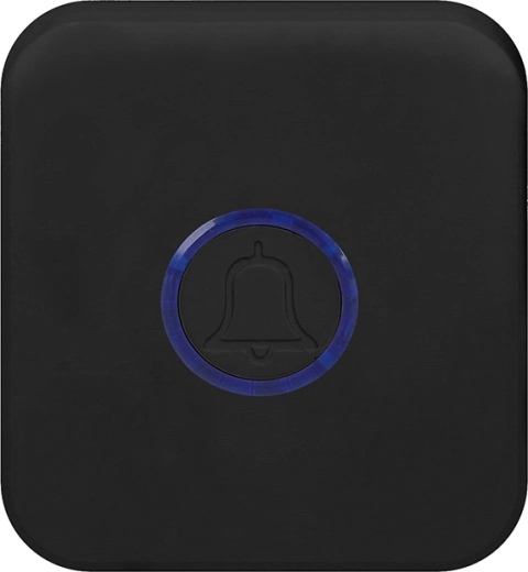 Sonerie fără fir Solight pentru priză, cu buton fără baterii, 150 m, negru