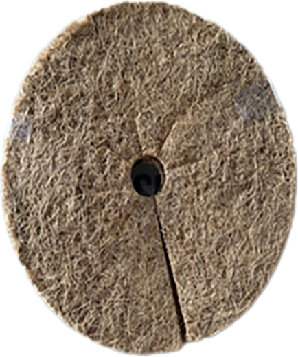 Protecție din cocos pentru plante, diametru 25 cm, înălțime 1 cm (3 buc.)