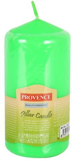 Lumânare din parafină cilindru verde 65 × 125 mm