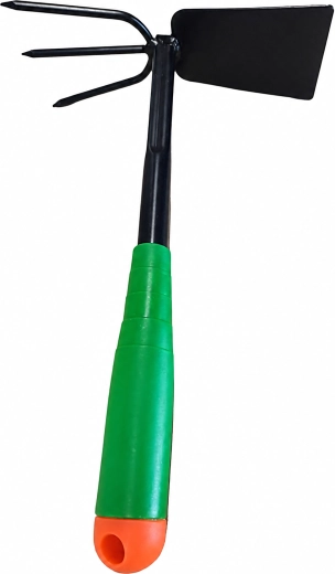 Săpăligă de grădină manuală 2 în 1 cu cultivator, 31 cm