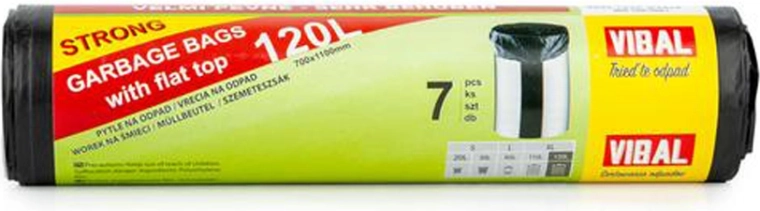 Saci menajeri 120 l, negri, 7 buc