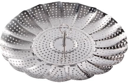 Coș de abur pliabil din oțel inoxidabil 28 cm