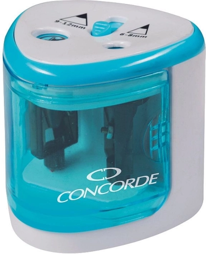 Ascuțitoare electrică CONCORDE Duo albastră
