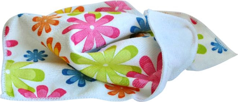 Lavetă din microfibră 30 × 30 cm, 250 g – motiv floral