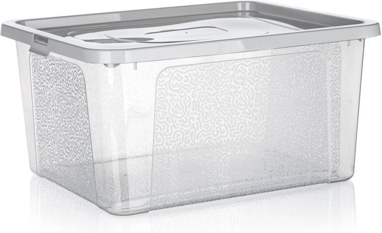 Cutie de depozitare Multibox 20 l cu capac și cleme