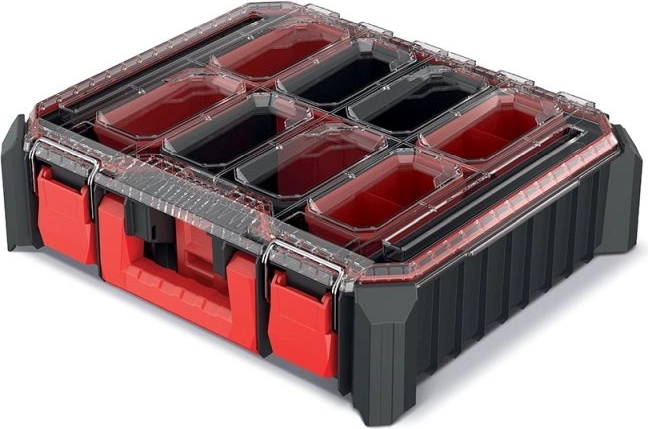 Organizer CMX cu cutii detașabile 44,5 × 36,8 × 12,6 cm, negru