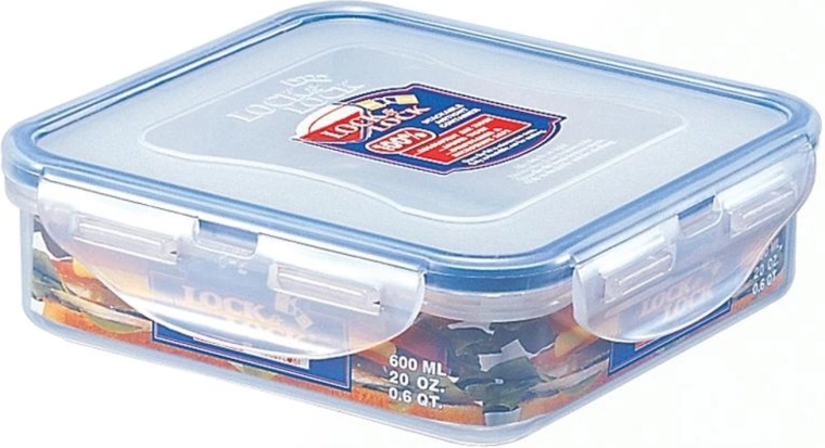 Cutie pentru alimente LOCKnLOCK pătrată 600 ml