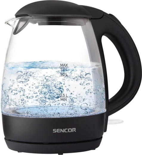 Fierbător electric din sticlă Sencor, 1,2 l