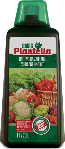 Îngrășământ biostimulant lichid pentru legume și grădină 1 l Plantella Basic