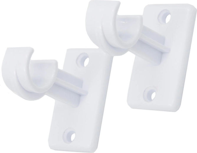 Cârlig vitraliu alb, plastic, 2 buc