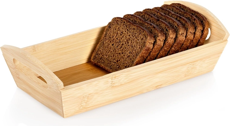 Coș din bambus pentru pâine 29 × 14 × 7,5 cm