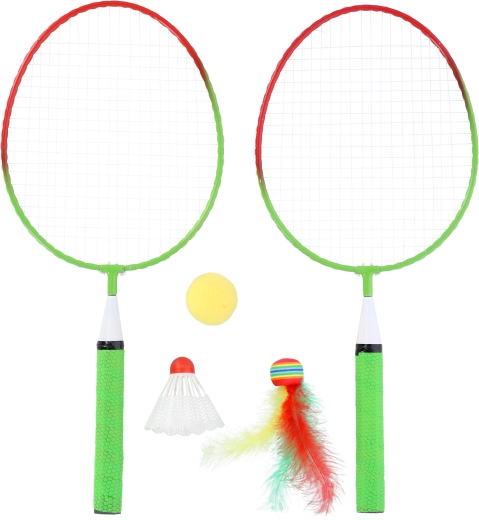 Set de badminton pentru juniori NILS cu 2 rachete și 3 mingi