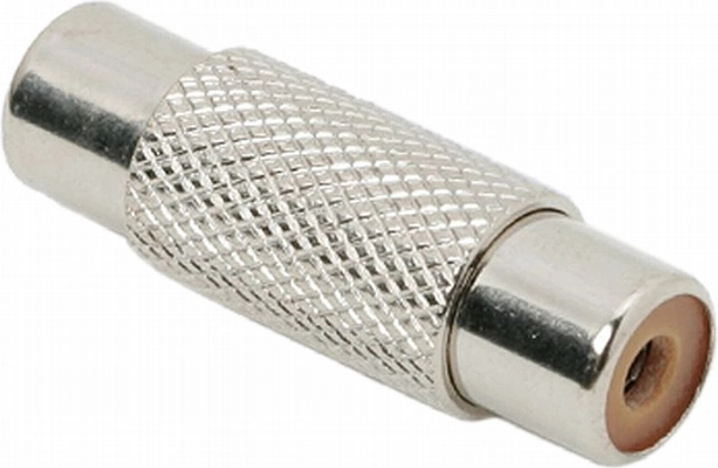 Adaptor RCA metalic mamă-mamă