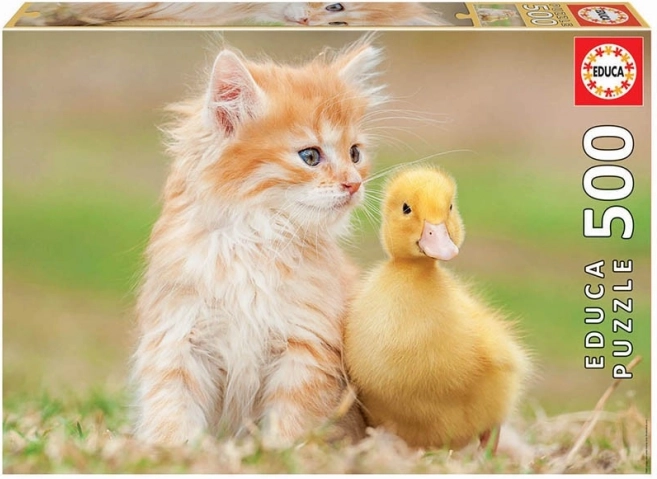 Educa puzzle prieteni drăgălași 500 piese