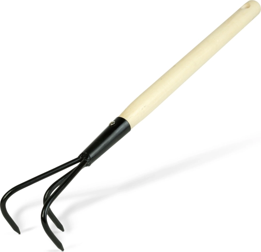 Cultivator de grădină pentru sol cu mâner din lemn, 50 cm