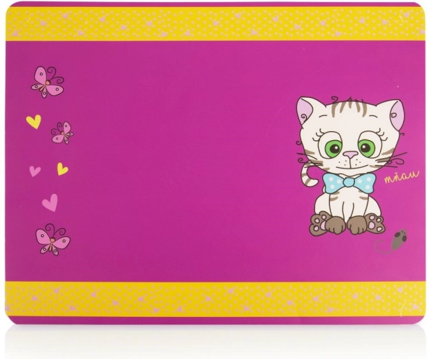 Suport de masă din plastic pentru copii – pisici 35 × 25 cm