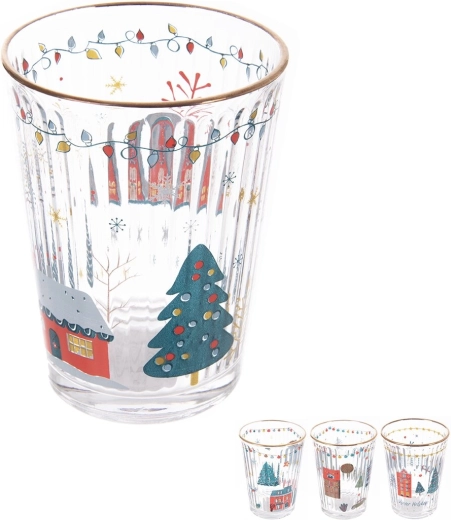Pahar de Crăciun 500 ml (13 cm), mix 4 modele