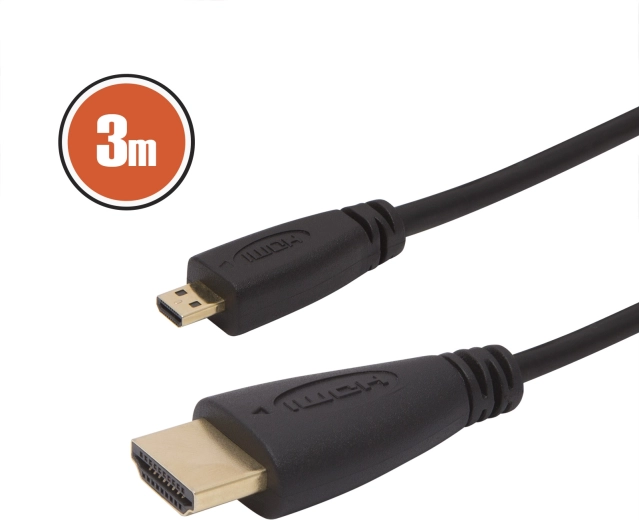 Cablu HDMI la Micro HDMI de 3 m