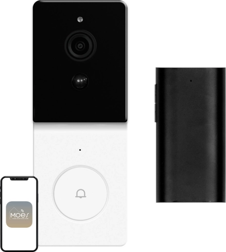 Videointerfon Wi‑Fi Moes cu RF 433 MHz și 1080p