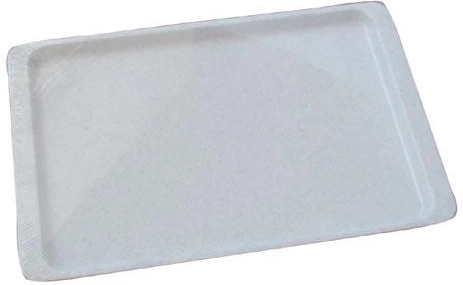 Tavă de servire din plastic, aspect marmorat, 28 × 18 cm