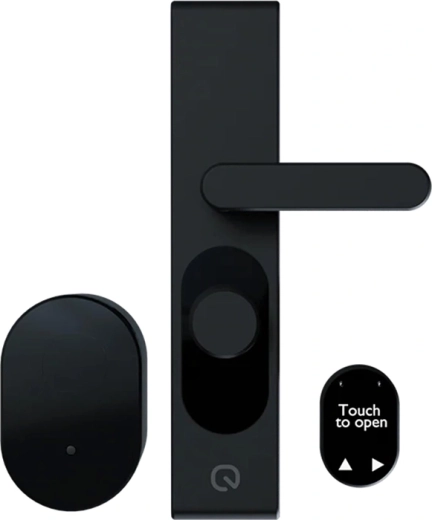 Shelly LOQED Touch smart lock 2S – încuietoare inteligentă pentru ușă, neagră
