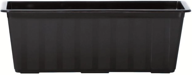 Jardiniere din plastic 40 cm antracit