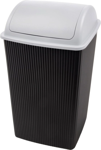 Coș de gunoi din plastic cu capac basculant 38 l