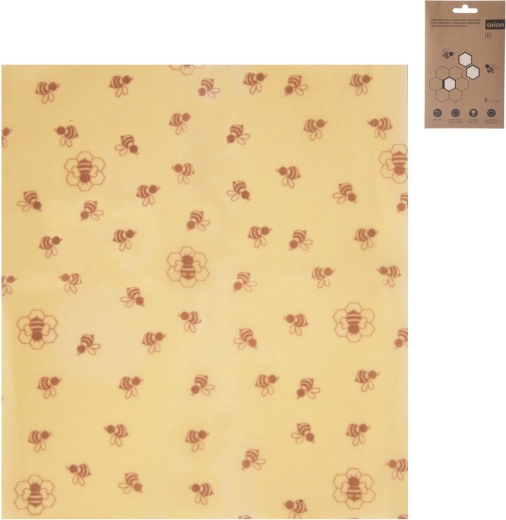 Șervețel eco din bumbac impregnat cu ceară de albine 28 × 25 cm