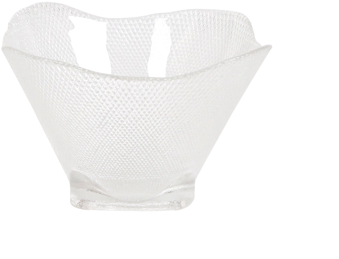 Bol de salată din sticlă Wave 16 × 16 cm