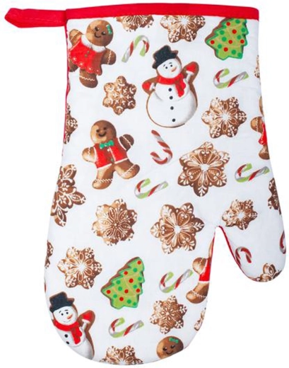 Mănușă de bucătărie de Crăciun Turtă dulce 19 × 27 cm