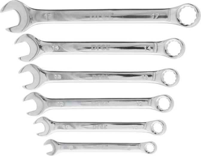 Set de chei combinate 8–17 mm, 6 piese