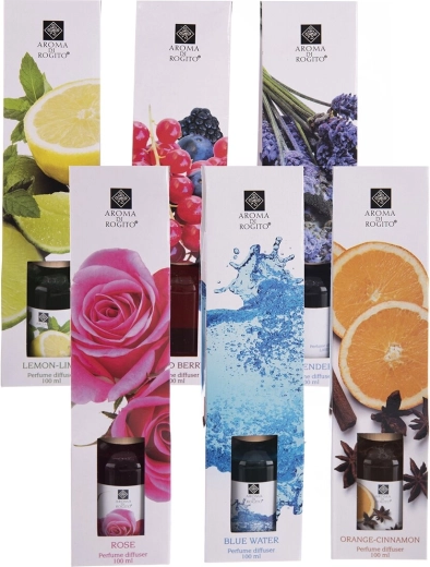 Difuzor de aromă din sticlă 100 ml (mix 6 variante)