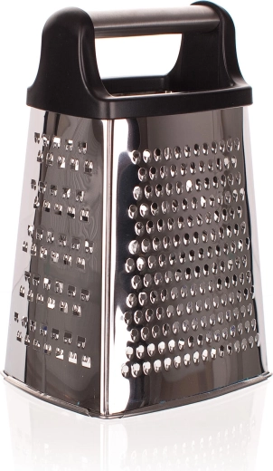 Răzătoare din inox cu patru fețe, cu mâner din plastic Culinaria 21,5 cm