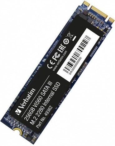 Verbatim vi560 SSD intern 256 GB M.2 2280 SATA - 1 bucată