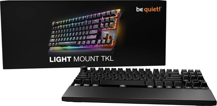 Tastatură be quiet! Light mount TKL silent tactile