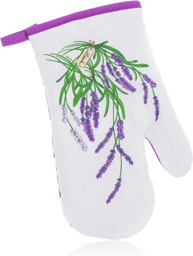 Mănușă de bucătărie Lavender cu magnet 27 × 17 cm, bumbac