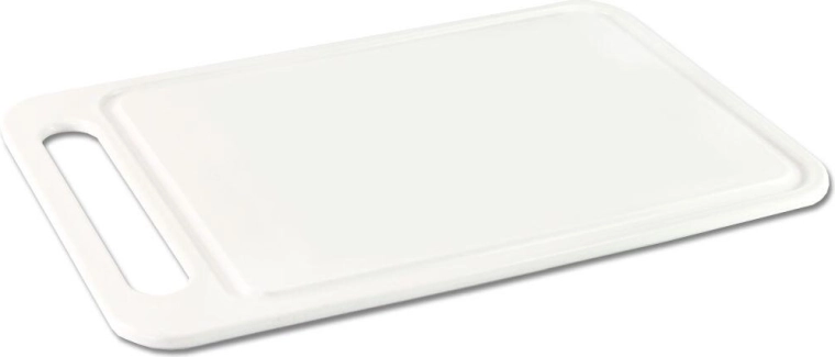 Tocător și platou de servire din plastic 35 × 23 cm, alb