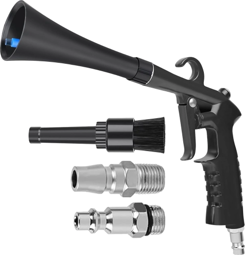 RENEW FORCE pistol pneumatic de curățare pentru tapițerie cu efect tornadă și perie - 1 bucată