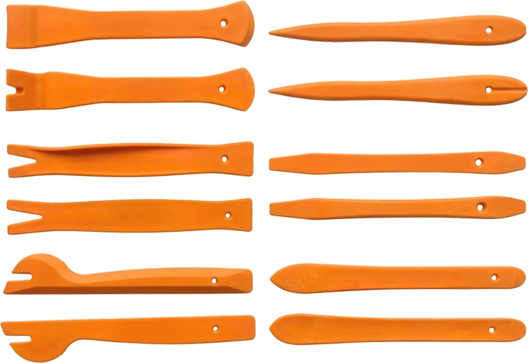 Set de unelte din plastic pentru demontarea tapițeriei și a pieselor din plastic, 6 bucăți