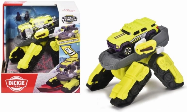 Transformer pliabil Spider Tank 2 în 1 – tanc și vehicul robotic 1:64