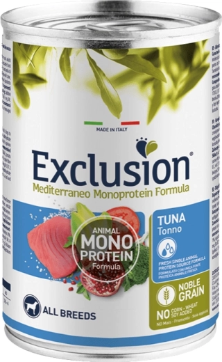 Exclusion Adult All Breeds conservă pentru câini – ton 400 g