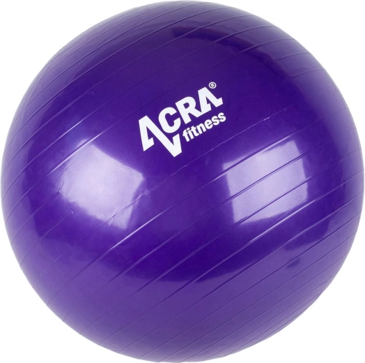Minge de gimnastică ACRA mov 65 cm