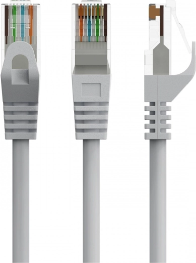 Cablu patch Cat 6 UTP 20 m gri