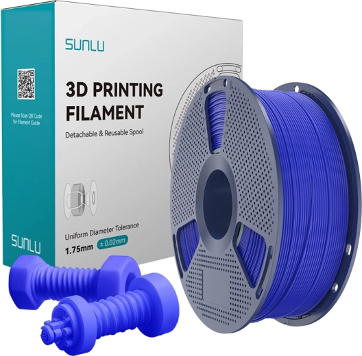 Filament ABS de mare viteză Sunlu 1,75 mm 1 kg albastru