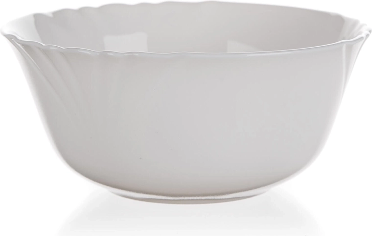 Bol din sticlă temperată CADIX 12 cm alb
